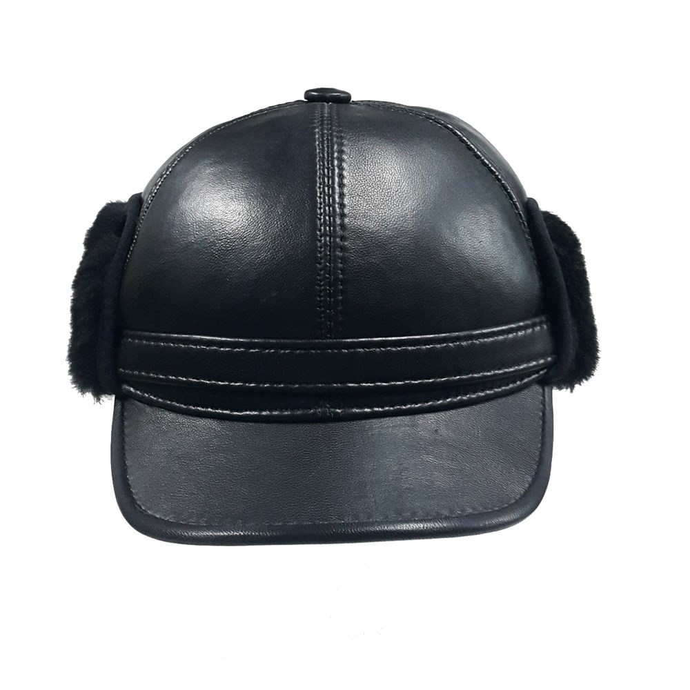 Yana Çıtçıtlanabilen Siperli Kürk Şapka