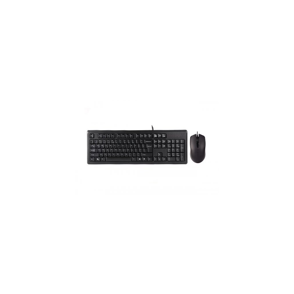 A4 TECH KR-9276, Siyah, USB Kablolu, Türkçe Q, Multimedya, Klavye Mouse Set