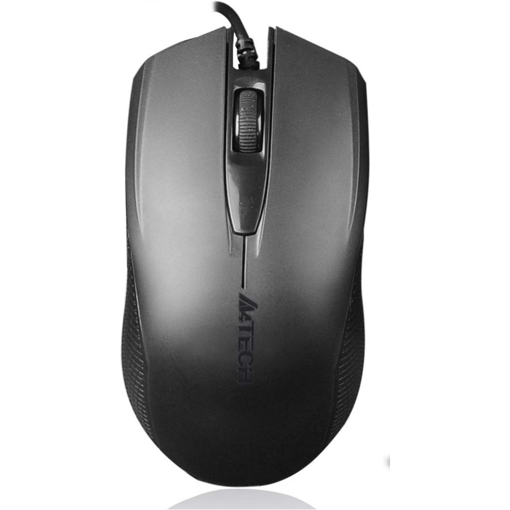 A4 TECH OP-760, Siyah, V-Track, 1000dpi, 3 Buton, Usb Kablolu, Optik Mouse