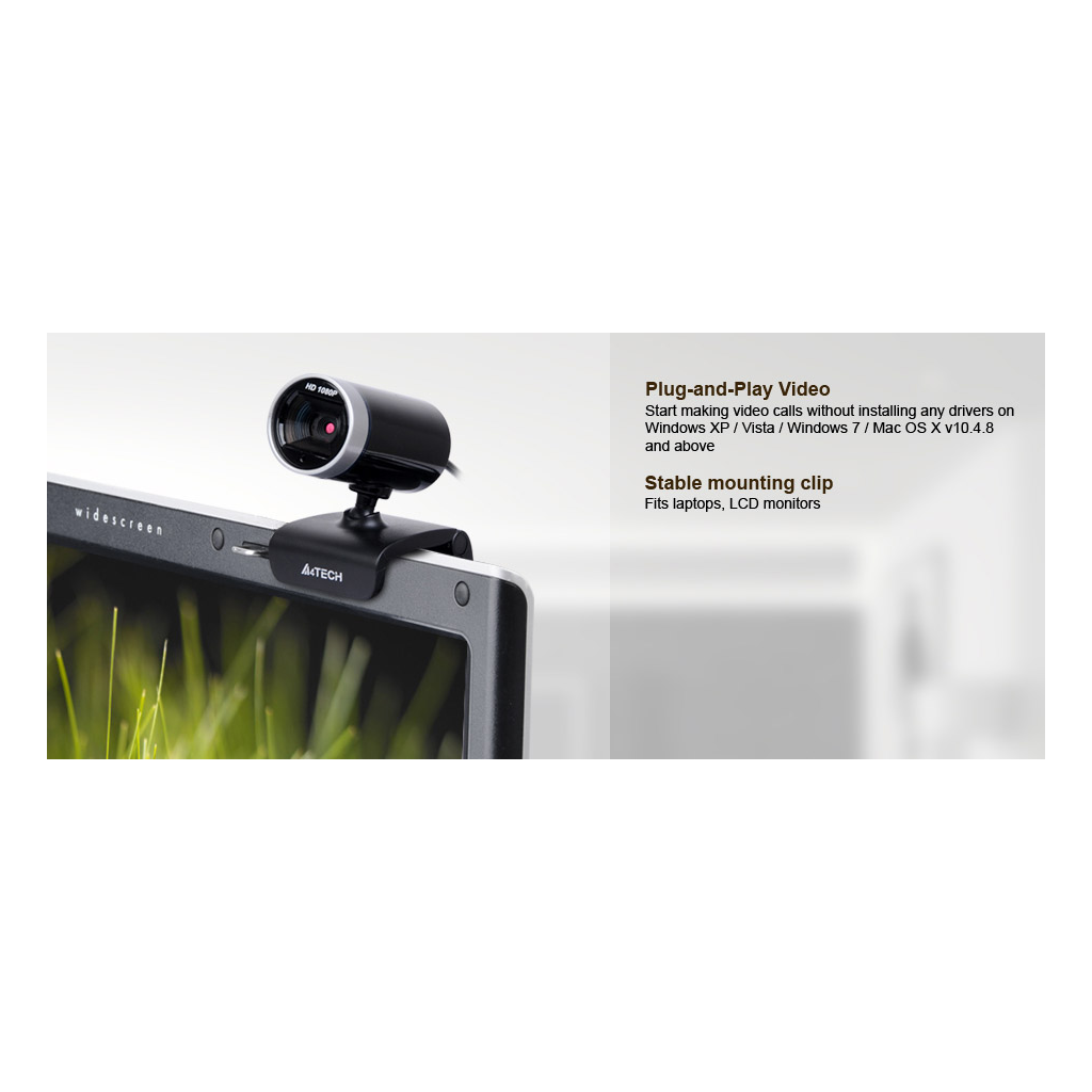 A4 TECH PK-910H Full HD 1080P Dahili Microfonlu USB WEBCAM