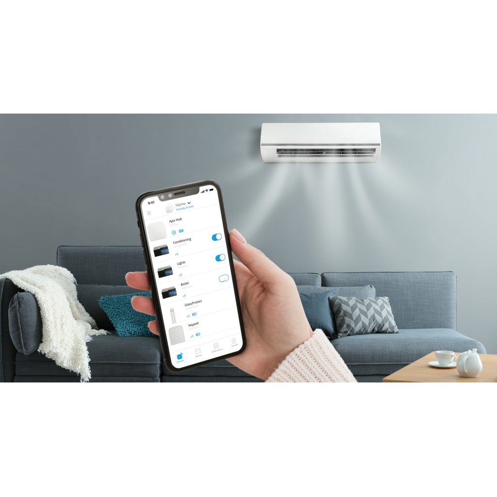 AJAX  WallSwitch, Kablosuz, Güç Rolesi, SİYAH