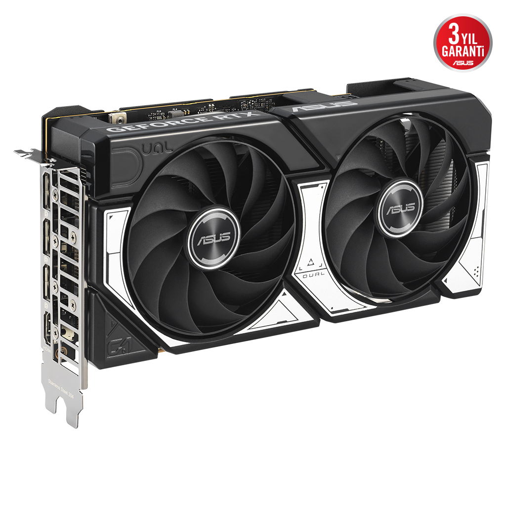 ASUS DUAL-RTX5060-O8G, 8Gb, 128Bit, GDDR7, 1xHDMI, 3xDP GAMING Ekran Kartı