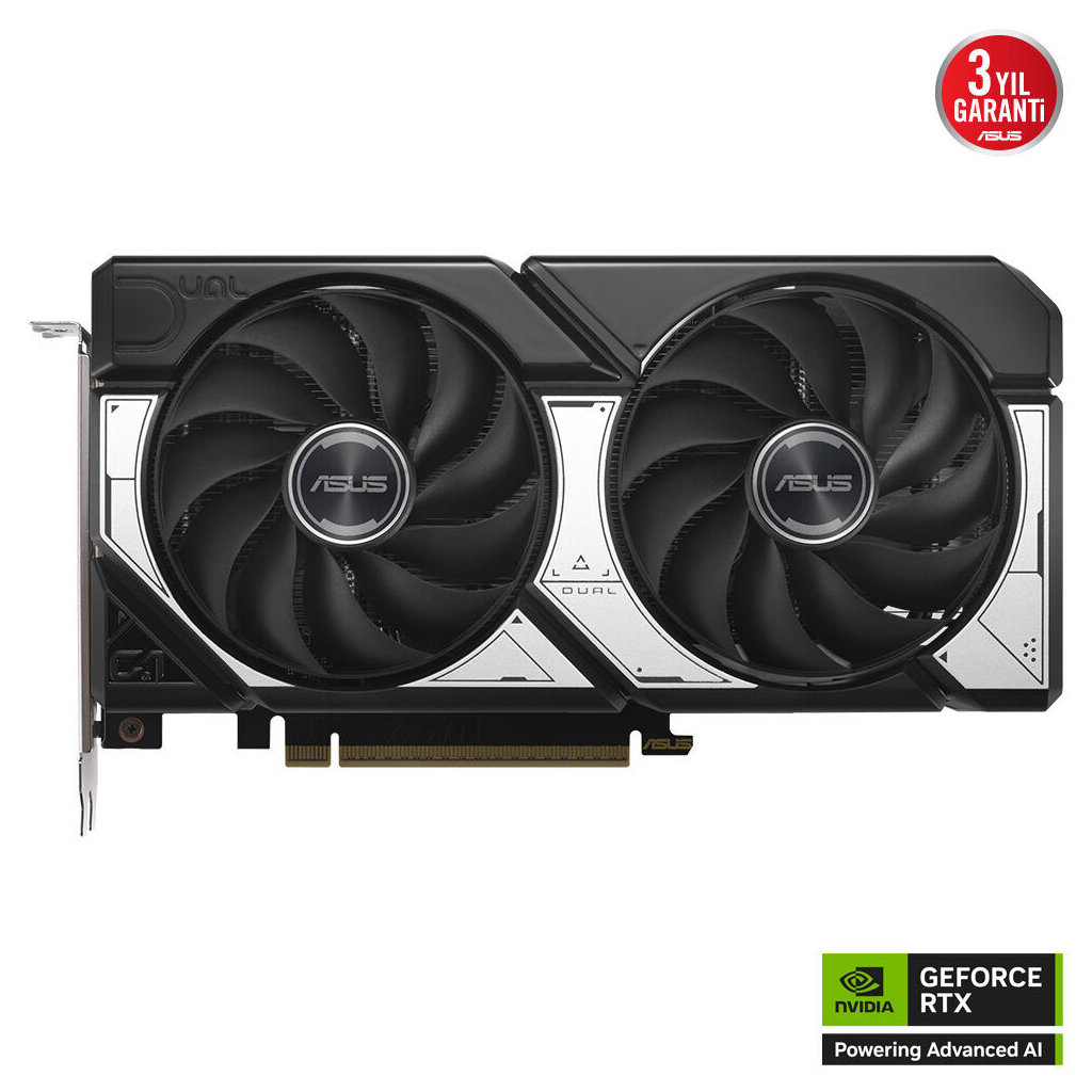 ASUS DUAL-RTX5060TI-O8G, 8Gb, 128Bit, GDDR7, 1xHDMI, 3xDP GAMING Ekran Kartı