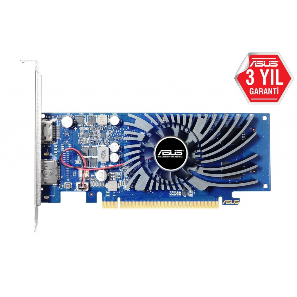 ASUS GT1030-2G-BRK, 2Gb, GDDR5, 64Bit, 1xHDMI, 1xDP, GAMING Ekran Kartı