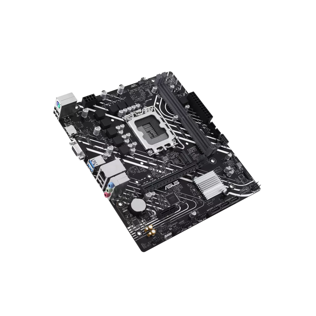 ASUS PRIME H610M-K, 2xDDR5, M.2, D-SUB, HDMI, 12-13.14.Nesil, LGA1700 Soket, Anakart