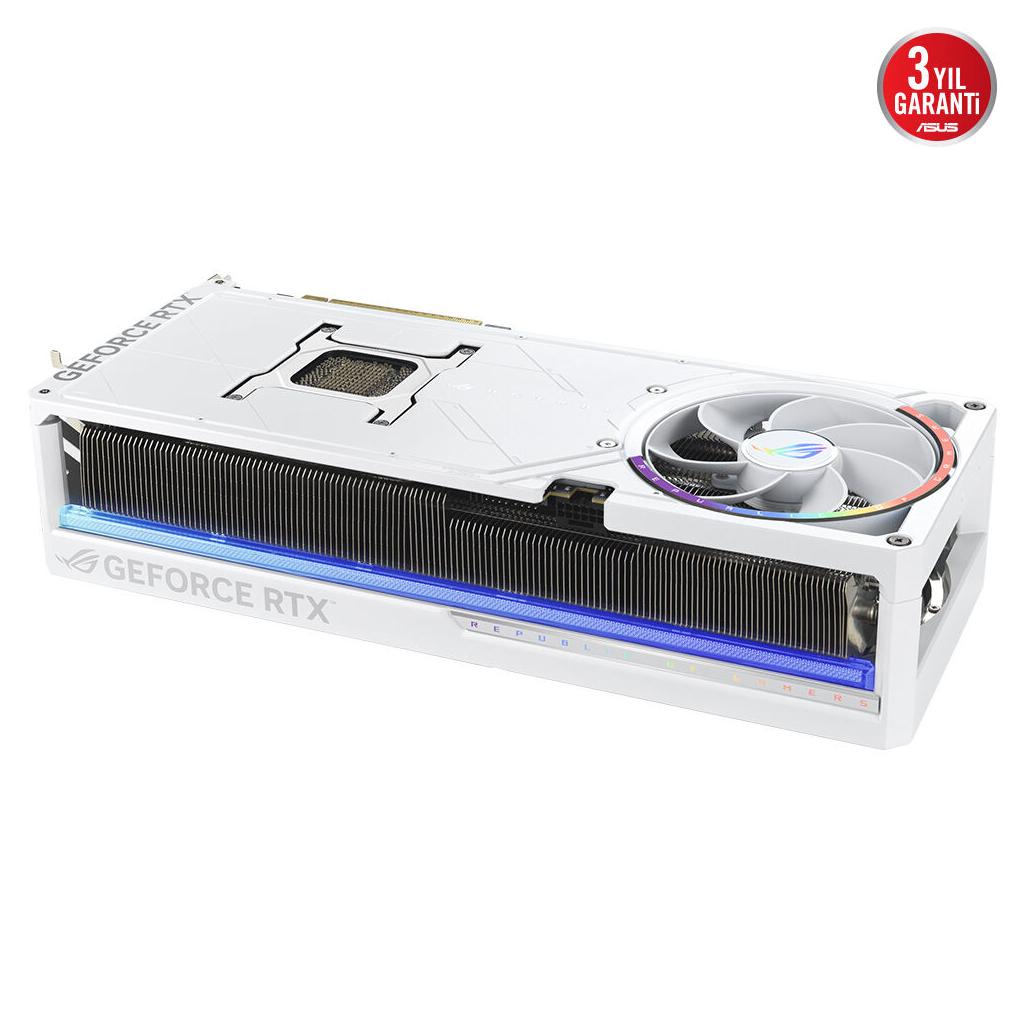 ASUS ROG-ASTRAL-RTX5090-O32G-WHITE, 32Gb, 512Bit, GDDR7, 2xHDMI, 3xDP GAMING Ekran Kartı