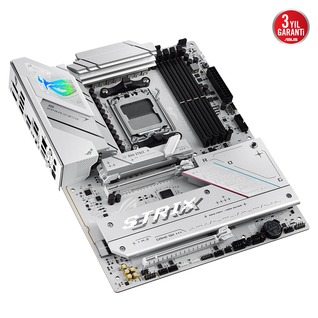 ASUS ROG STRIX B850-A GAMING WIFI7 NEO, 4xDDR5,  4xM.2, HDMI, DP, Type-C, PCIe 5.0, Wi-Fi 7, Bluetooth v5.4, AM5 Soket GAMING Anakart