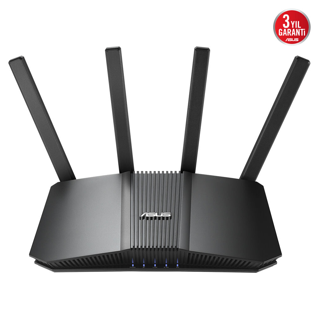 ASUS RT-BE82U, BE6500, 4 Port, 6500Mbps, Dual Band, WİFİ 7, AiMesh, AiProtection Pro, Gigabit Extendable Router