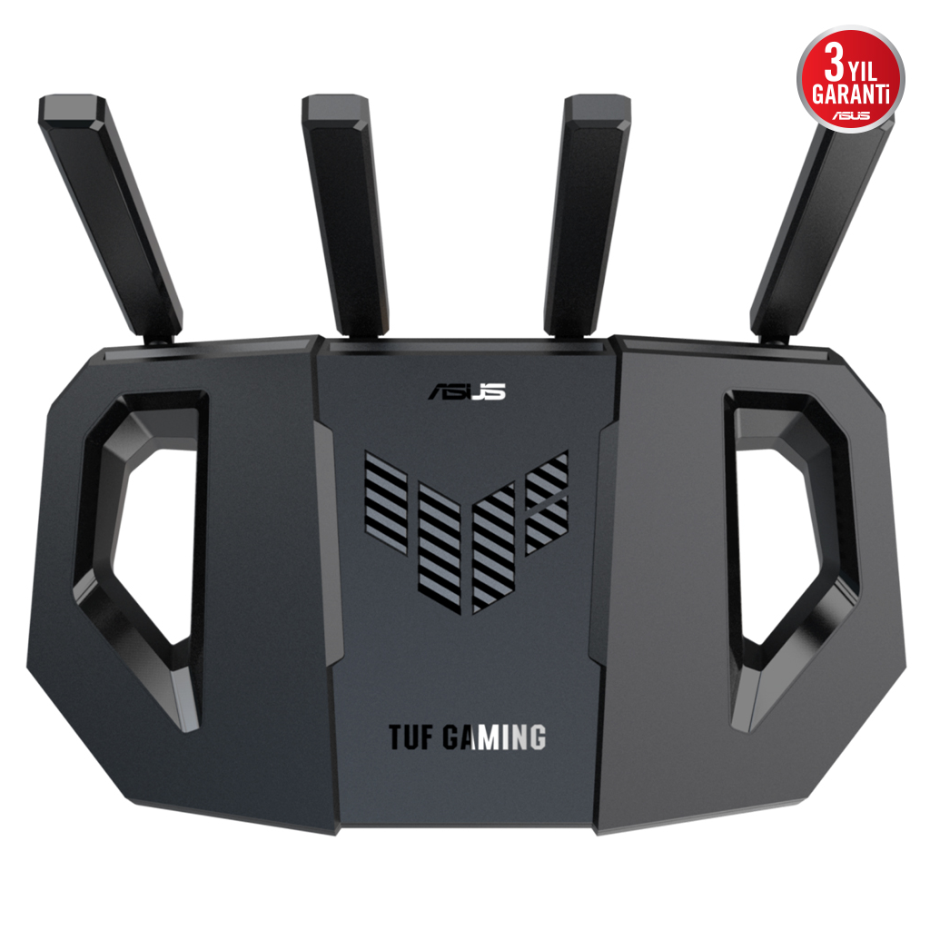 ASUS TUF-BE3600, BE3600, 4 Port, 3600Mbps, Dual Band, WİFİ 7, AiMesh, AiProtection Pro, GAMING Extendable Router
