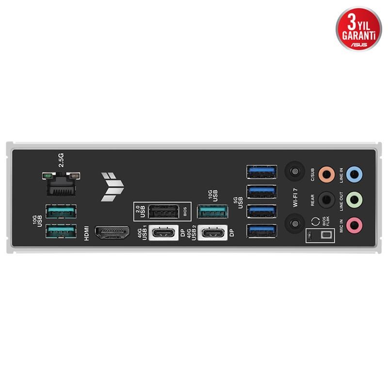 ASUS TUF GAMING X870-PLUS WIFI DDR5 8000MHZ 1XHDMI 2XUSB4 4XM.2 ATX AM5 (AMD AM5 9000/8000/7000 SERİLERİ İLE UYUMLU)