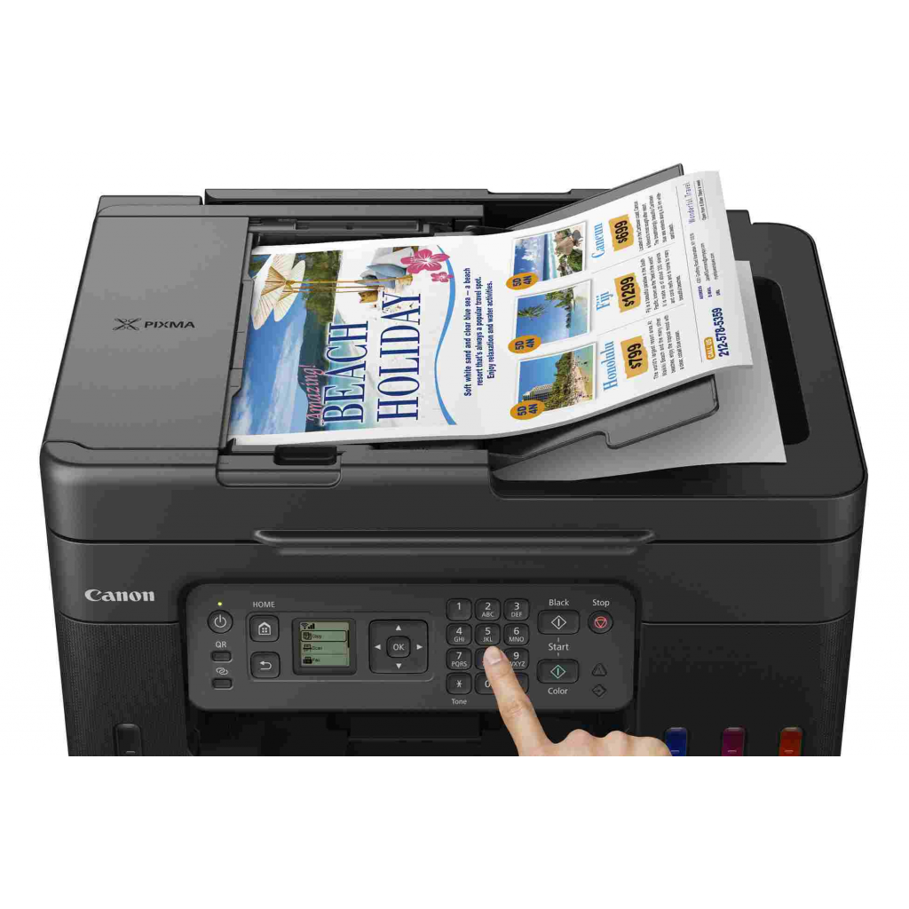 CANON PIXMA G4470, Renkli, Mürekkep Mega Tanklı, Yazıcı, Tarayıcı, Fotokopi, Fax, Wifi, Bulut, ADF, ORİJİNAL MÜREKKEP, TÜRKİYE Distibütör GARANTİLİ