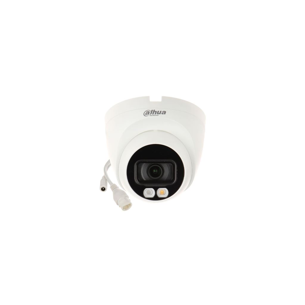 DAHUA IPC-HDW1249T-S-IL, 2Mpix, 2,8mm Lens, SD Kart, Smart Dual Light, H265+, 30Mt Gece Görüşü, Dahili Mikrofon, IP67, PoE Dome IP Kamera