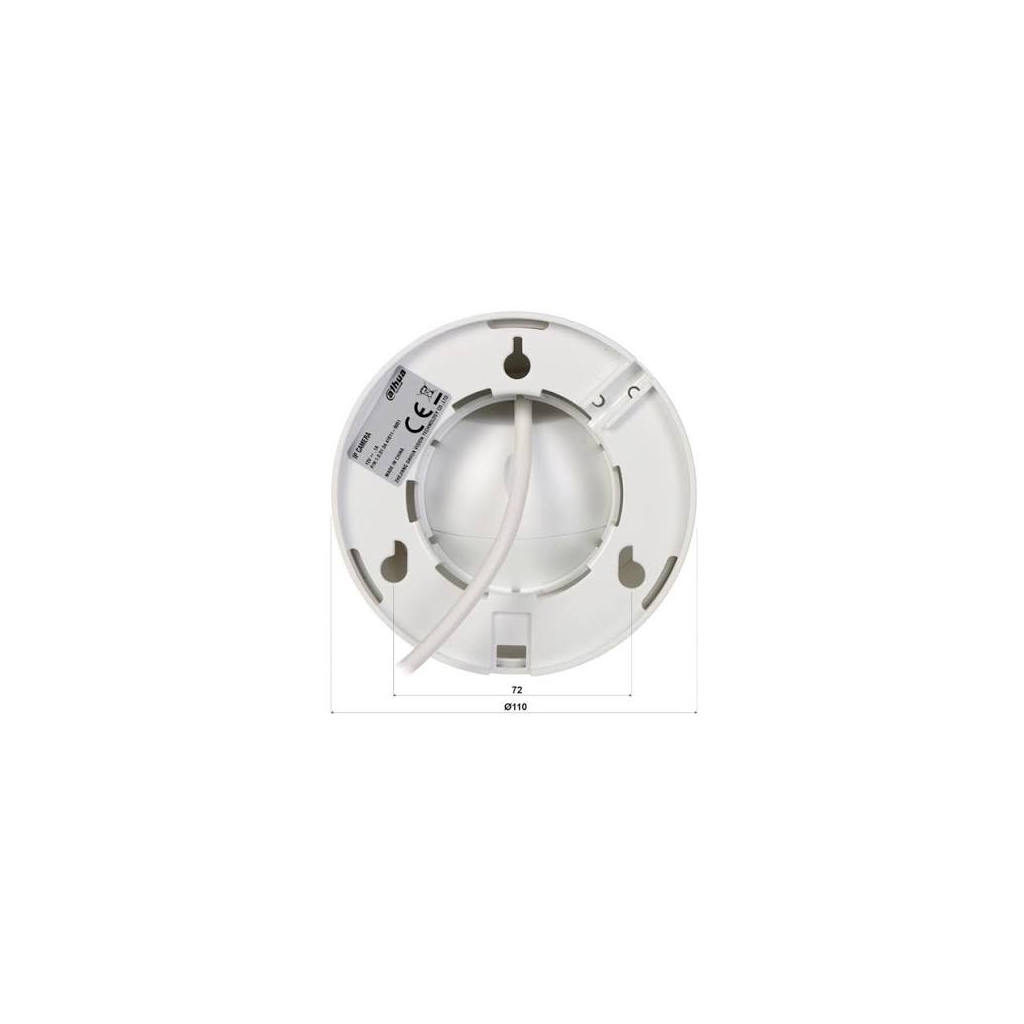 DAHUA IPC-HDW1539DA-SW-PV, 5Mpix, 2,8mm Lens H265, Dual Smart Light, IP66, Wifi, Dahili Mikrofon, Dome IP Kamera