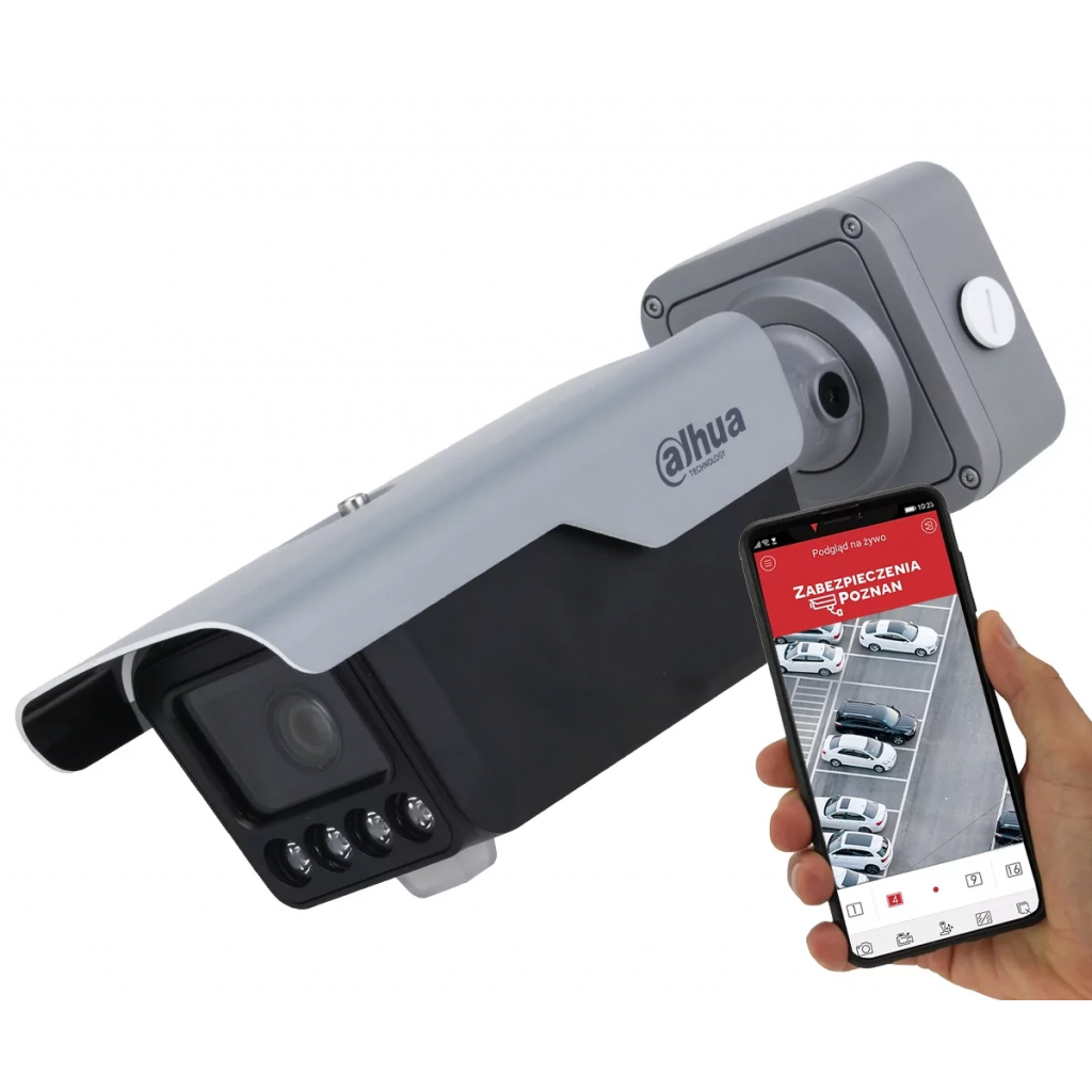 DAHUA ITC413-PW4D-IZ1, 4Mpix, 2,7-12mm Motorize Lens, H265+, Wiz Mind, IP67, IK10, Bullet ANPR Plaka Okuma Kamerası