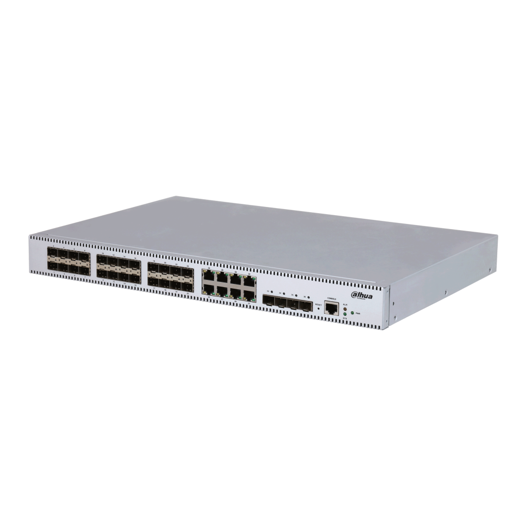 DAHUA S5436-24GF8GT4X, 36 Port, 24 Port  GigaBit  SFP, 8 Port Gigabit Lan, 4 Port 10 Gigabit SFP, Yönetilebilir, Switch