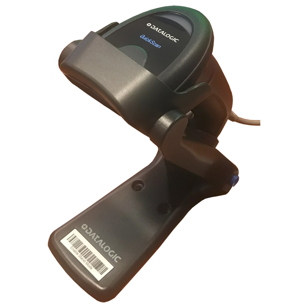 DATALOGIC Quickscan QD2220, EL Tipi, Laser, USB Kablolu, 1D, Barkod Okuyucu (Ayaklı)