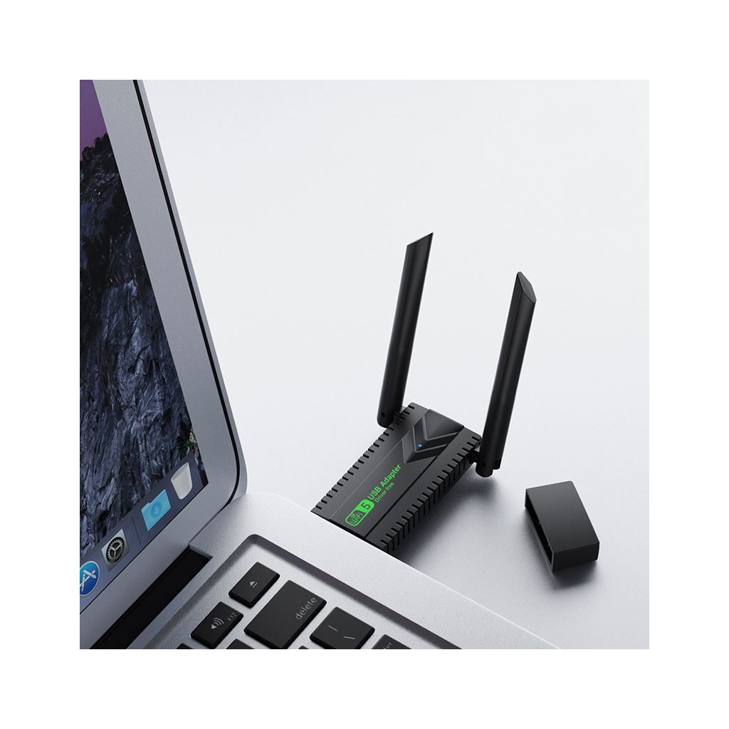 EVEREST EWA600, 600Mbp, 2.4Ghz ve 5Ghz Dual Band, WIFI 5, 2x2dbi Anten, USB3.0, WIRELESS ETHERNET