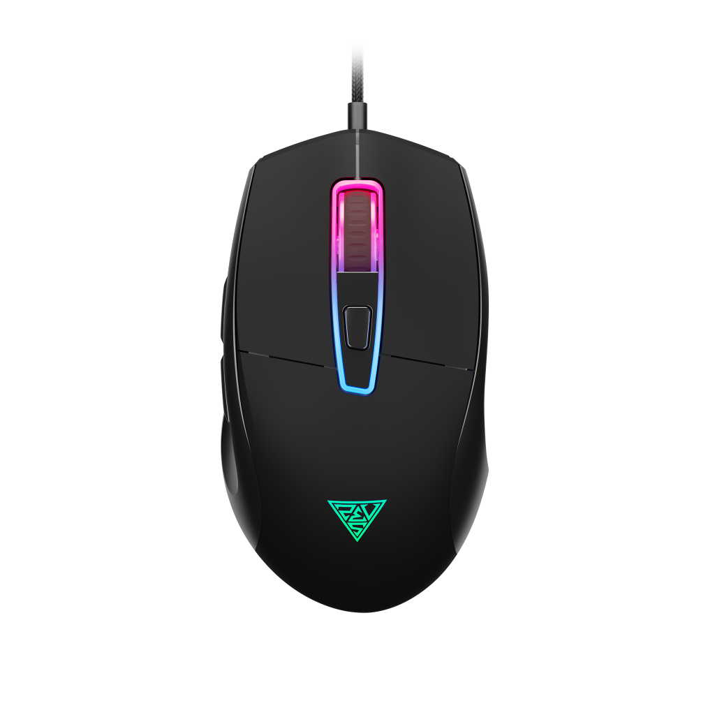 GAMDIAS ZEUS M5, RGB Aydınlatma, USB Kablolu,  7 Programlanabilir Buton, Gaming Mouse, 12.800 DPI, Siyah