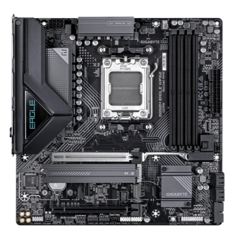 GIGABYTE B850M EAGLE WIFI6E DDR5 8200MHZ 1XHDMI 1XDP 1XM.2 USB MATX AM5 (AMD AM5 9000/8000/7000 SERİLERİ İLE UYUMLU)