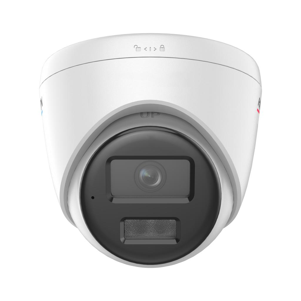 HIKVISION DS-2CD1347G2H-LIUF, 4Mpix, 2,8mm Lens, H265+, 30Mt Gece Görüşü, Dahili Mikrofon, Color Vu Lite, Full Time Color, Dome IP Kamera