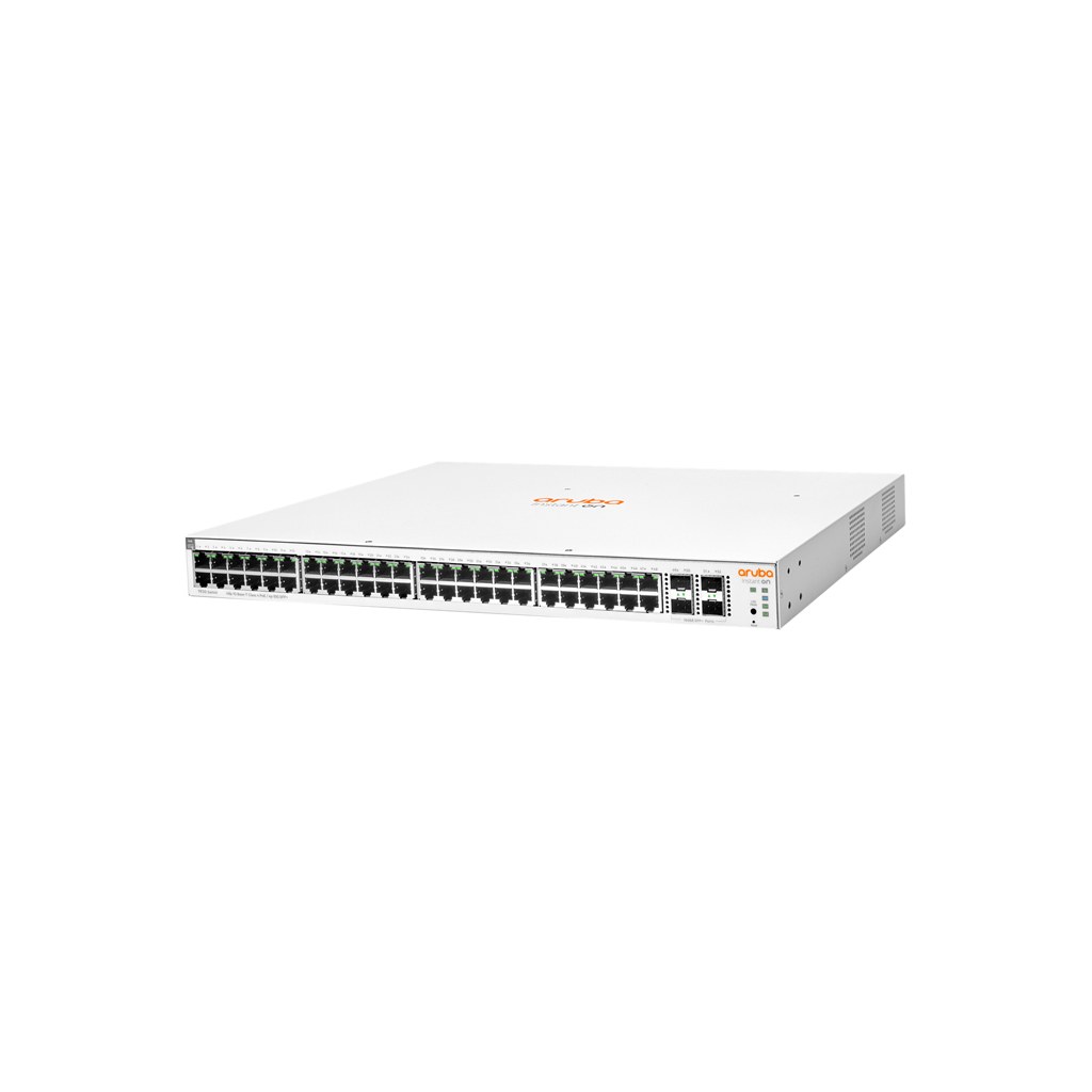 HP Aruba Instant On, JL686B, 1930-48G, 48Port, GigaBit, PoE 370W, 4 Port Gigabit SFP, Yönetilebilir, Rack Mount Switch