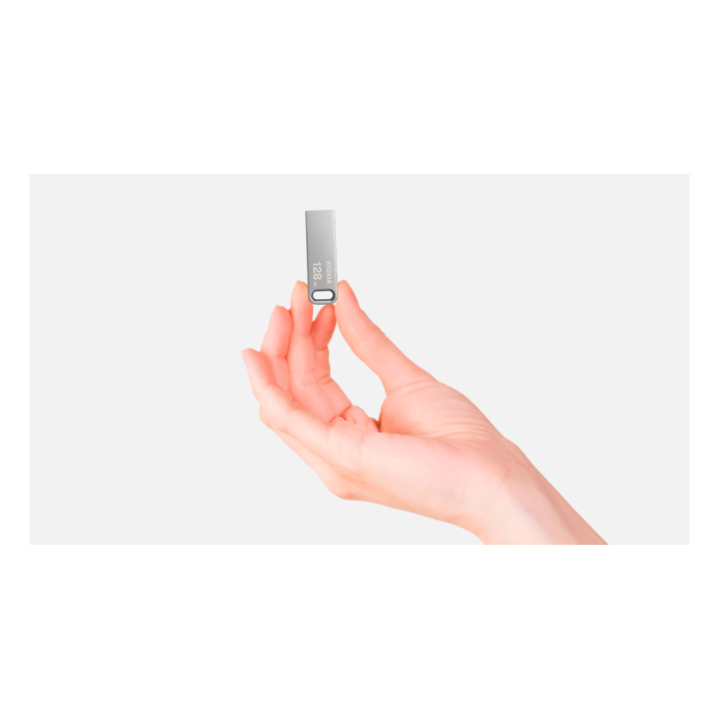 KIOXIA U366 128GB USB 3.2 Gen1 TransMemory, Metal Görünüm, Flash Disk
