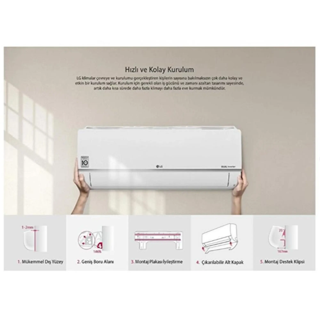 LG  PC12SQ S3NM12JA2FA 12000 BTU KLIMA