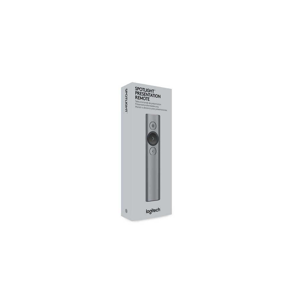 LOGITECH 910-004861, Spotlight Wireless Presenter, Sunum Cihazı (Gri)