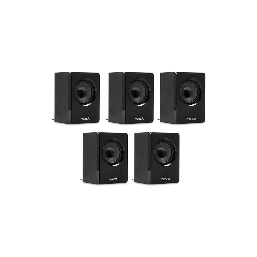 MIKADO MD-505, 70W, 5+1, Masaüstü, FM/BT/SD/USB, Siyah Kasa, Speaker