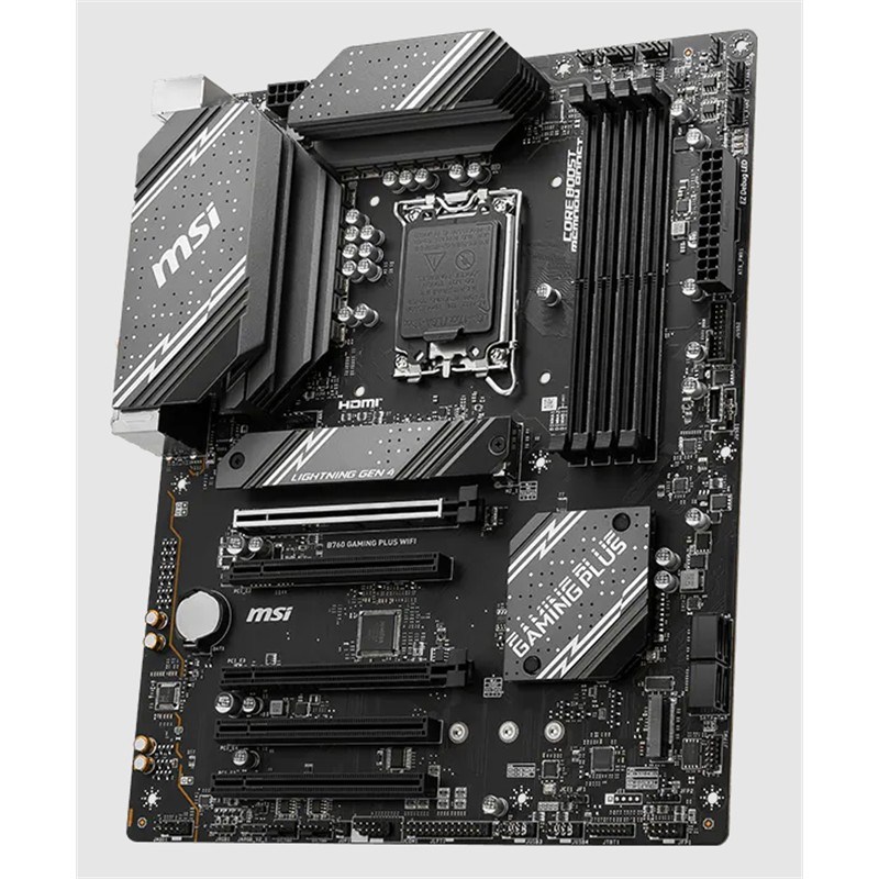 MSI B760 GAMING PLUS WIFI DDR4 5333MHZ 1XHDMI 1XDP 2XM.2 USB ATX 1700P (12. / 13. VE 14. NESİL İŞLEMCİ İLE UYUMLU)