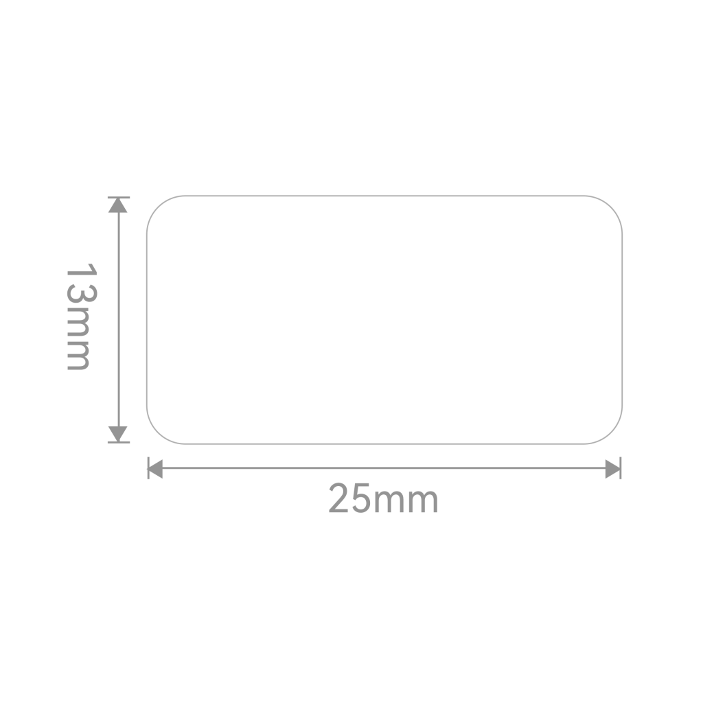 NIIMBOT EW25 Etiket 25mm x 13mm Low Temperature  (-80°C) 390 etiket/rulo (M2)