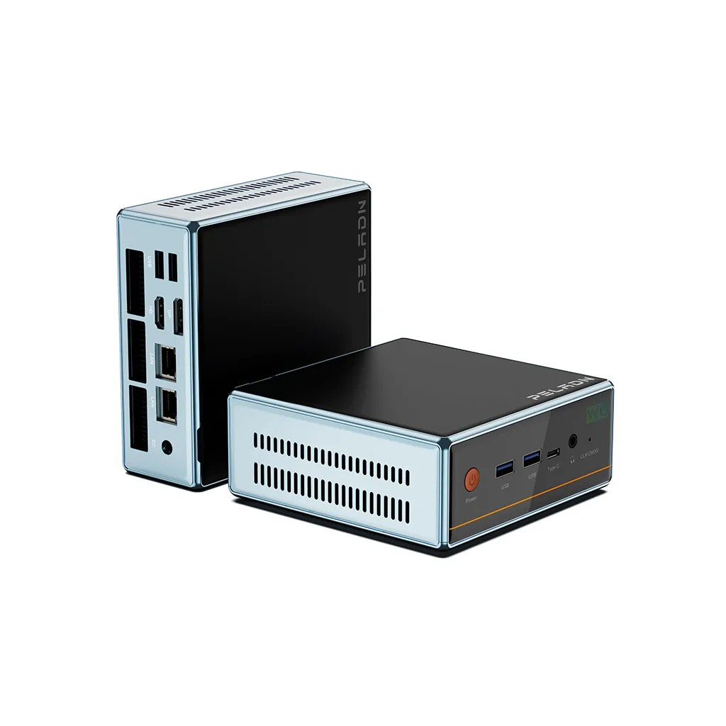 PELADN WO4 Serisi, AMD Ryzen 7 5700U, 16Gb Ram, 512Gb SSD, 1xHDMI, 1xDP,  4xUSB, 1xType-C, 2xLAN, Paylaşımlı Ekran Kartı, Wi-Fi6, Bluetooth 5.2, Windows 11 Pro, MFF MiniPC