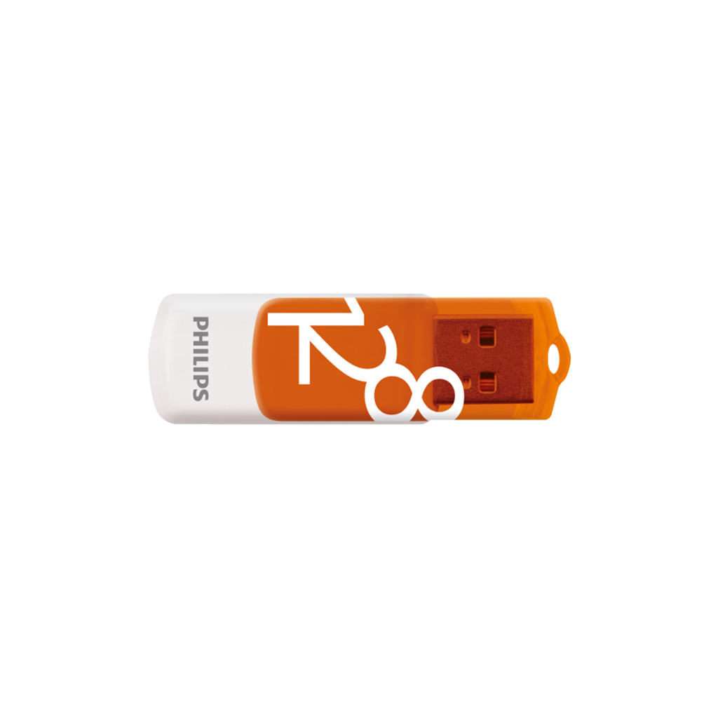 PHILIPS FM12FD05B, 128GB, USB 2.0, Vivid, Turuncu, Flash Disk