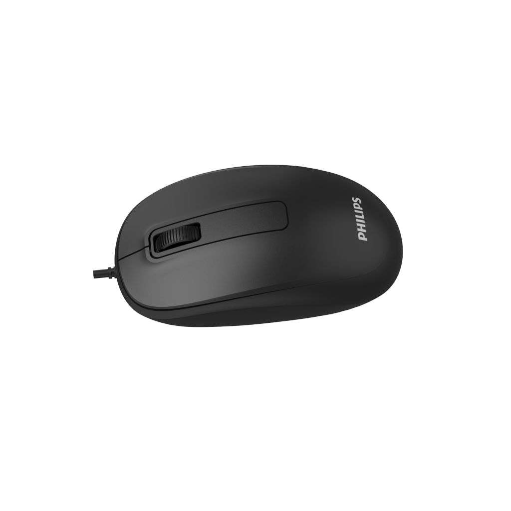 PHILIPS SPK7238B, Siyah, Usb Kablolu, 1200dpi, 3 Tuşlu Optic Mouse