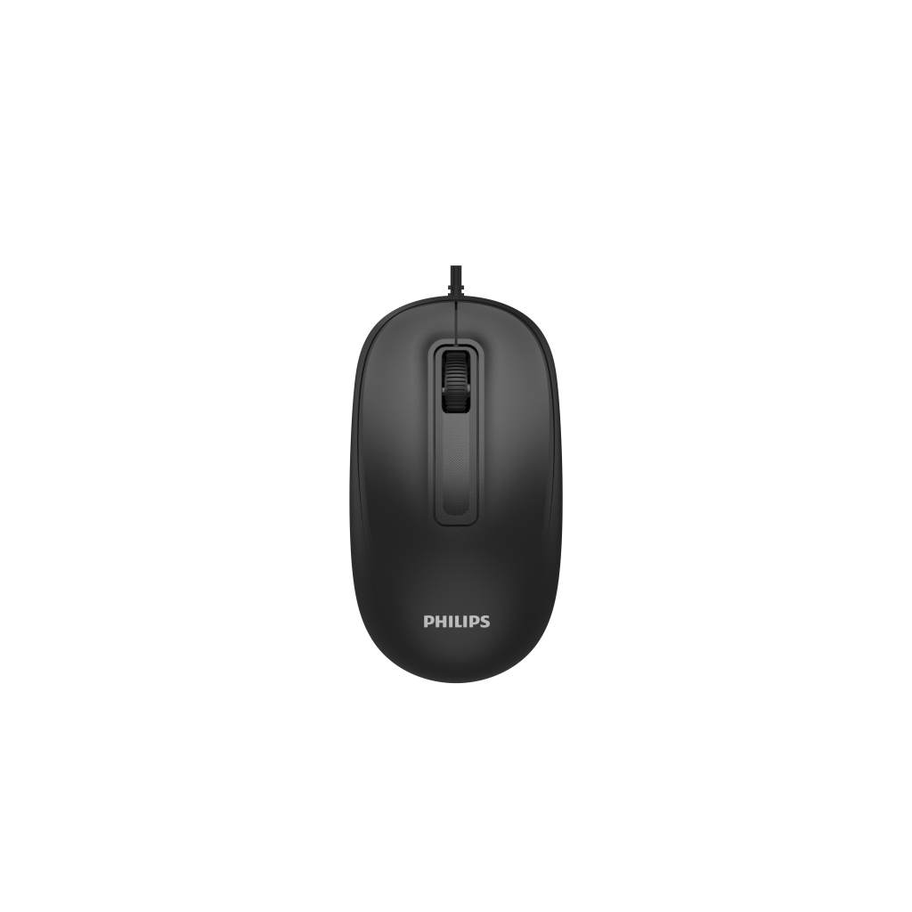 PHILIPS SPK7238B, Siyah, Usb Kablolu, 1200dpi, 3 Tuşlu Optic Mouse