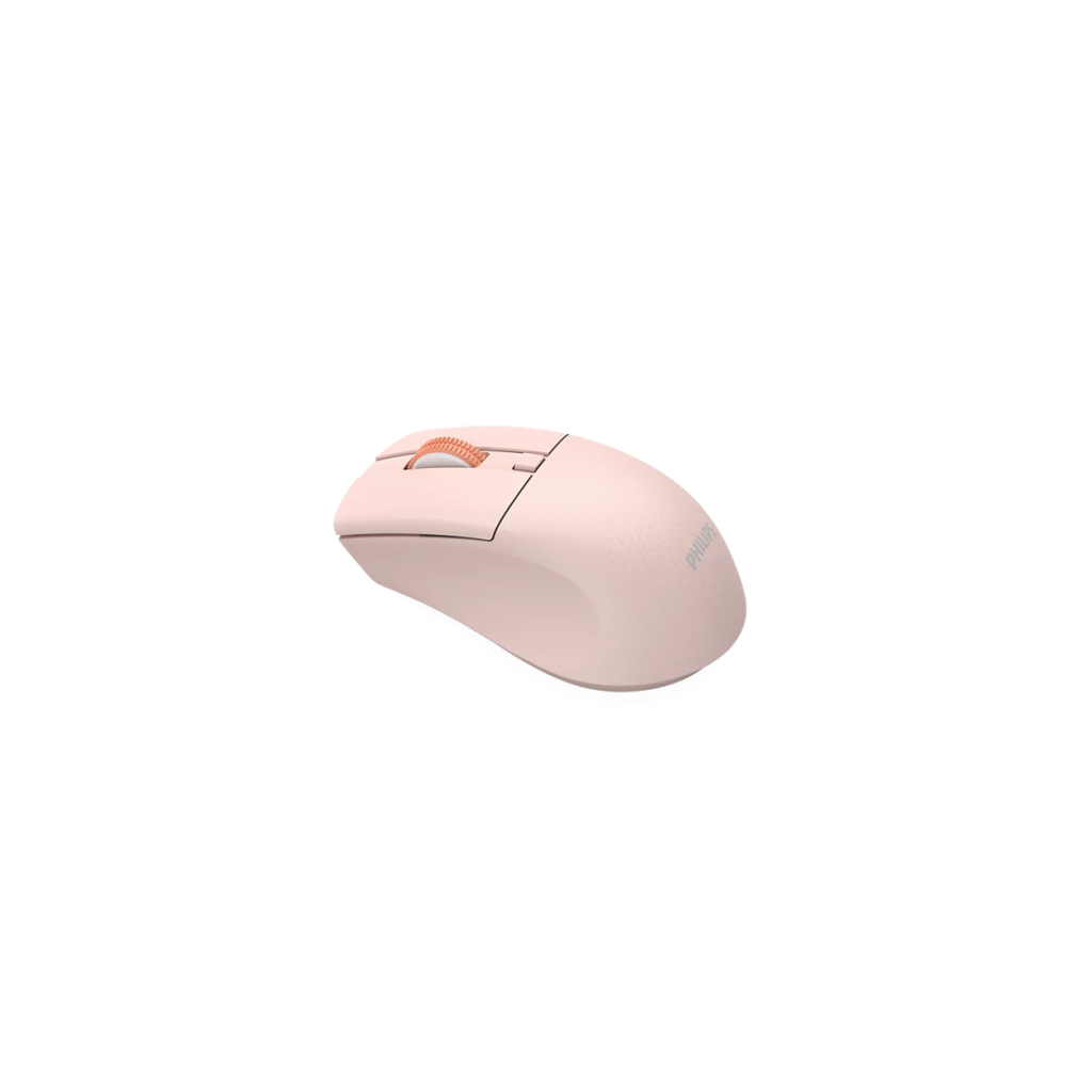 PHILIPS SPK7528P, SESSİZ, Pembe, USB Nano  2,4Gh ve Bluetooth Kablosuz, 1600dpi, Optic, 3 Tuşlu, Ergonamik, Sessiz Click, Mouse