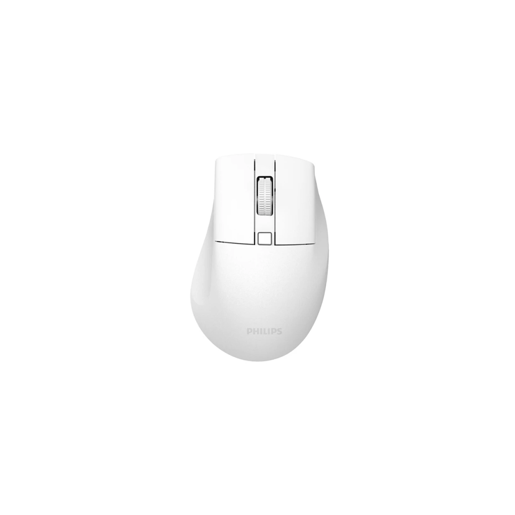PHILIPS SPK7528W, SESSİZ, Beyaz, USB Nano  2,4Gh ve Bluetooth Kablosuz, 1600dpi, Optic, 3 Tuşlu, Ergonamik, Sessiz Click, Mouse