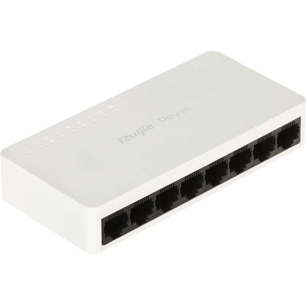 RUIJIE REYEE RG-ES08F 8 Port MegaBit Switch  Plastik Kasa