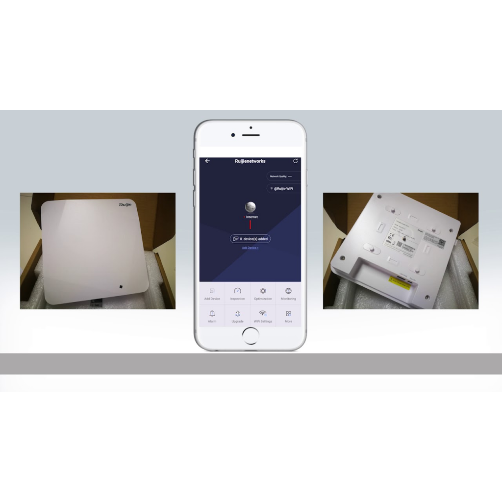 RUIJIE Reyee RG-RAP2200(E), 2Port GigaBit, 1267Mbp Dual Band, Wifi 5, PoE, Tavan Tipi, Reyee Mesh, Access Point