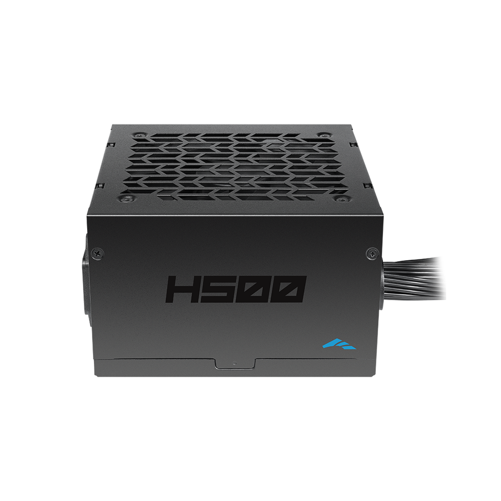 SAMA H500, 500W, Black, 80 Plus, Aktif PFC, Siyah, GAMING, ATX, Power Supply (PSU)