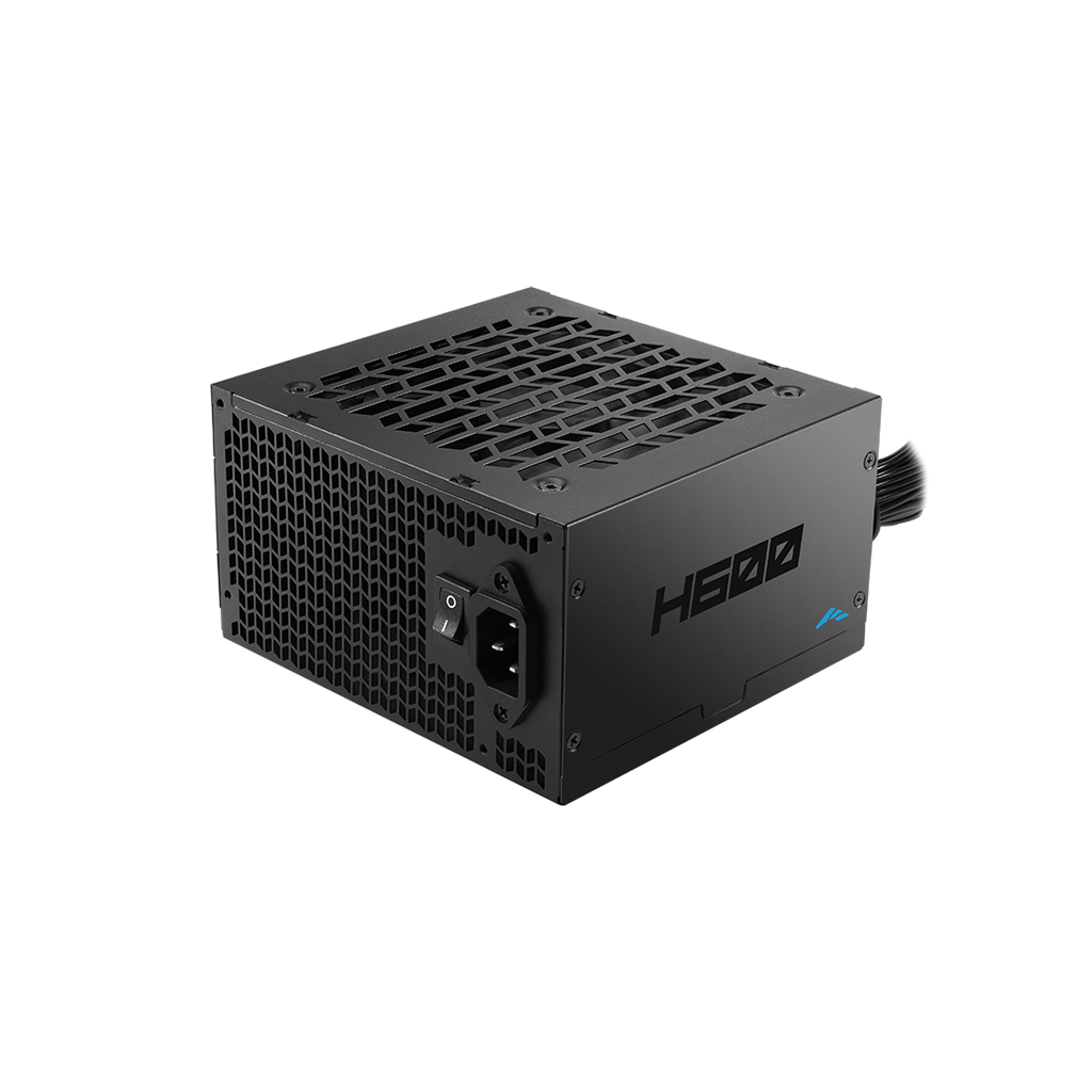 SAMA H600, 600W, Black, 80 Plus, Aktif PFC, Siyah, GAMING, ATX, Power Supply (PSU)