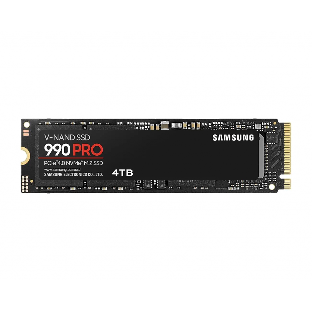SAMSUNG MZ-V9P4T0BW, 990 PRO, 4TB, 7450/6900, Gen4, NVMe PCIe M.2 2280, SSD (Türkiye Distribütörü Garantili)