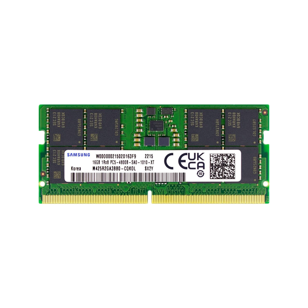 Samsung SAMSO4800/16, 16GB, DDR5, 4800MHz,  CL46, 1.1V Notebook Ram (M425R2GA3BB0--CQKOL)
