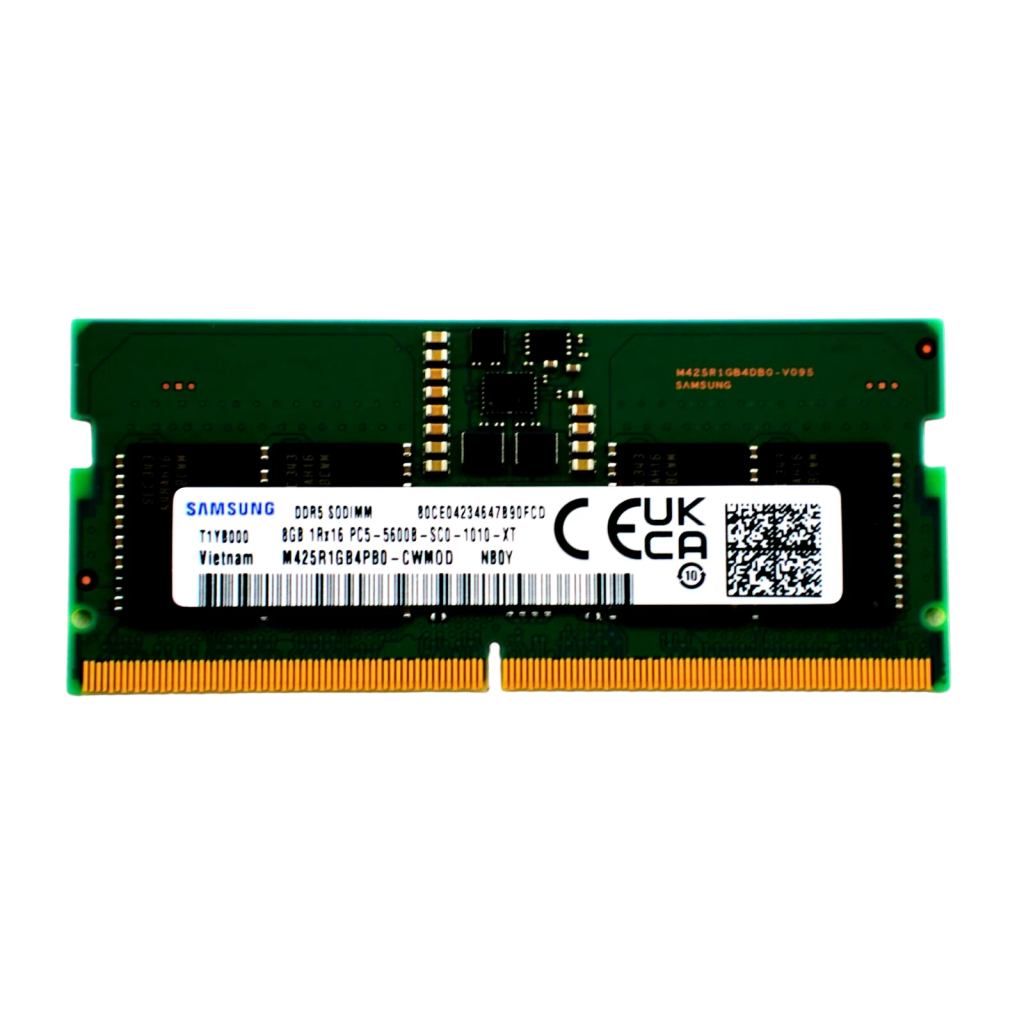 Samsung SAMSO5600/8, 8GB, DDR5, 5600MHz,  CL46, 1.1V Notebook Ram (M425R1GB4PB0-CWM0D)