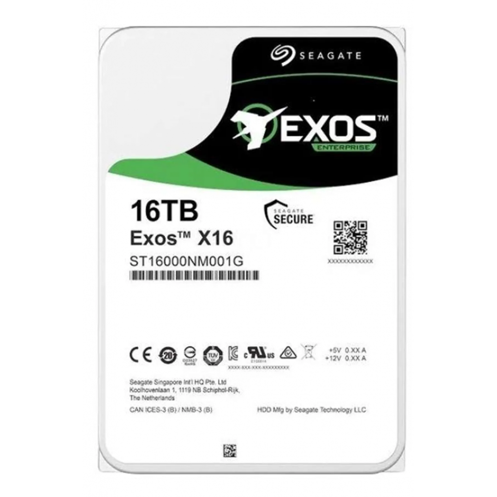 SEAGATE EXOS X16, ST16000NM001G, 3.5