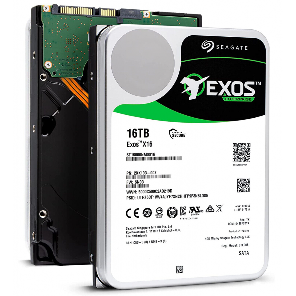 SEAGATE EXOS X16, ST16000NM001G, 3.5