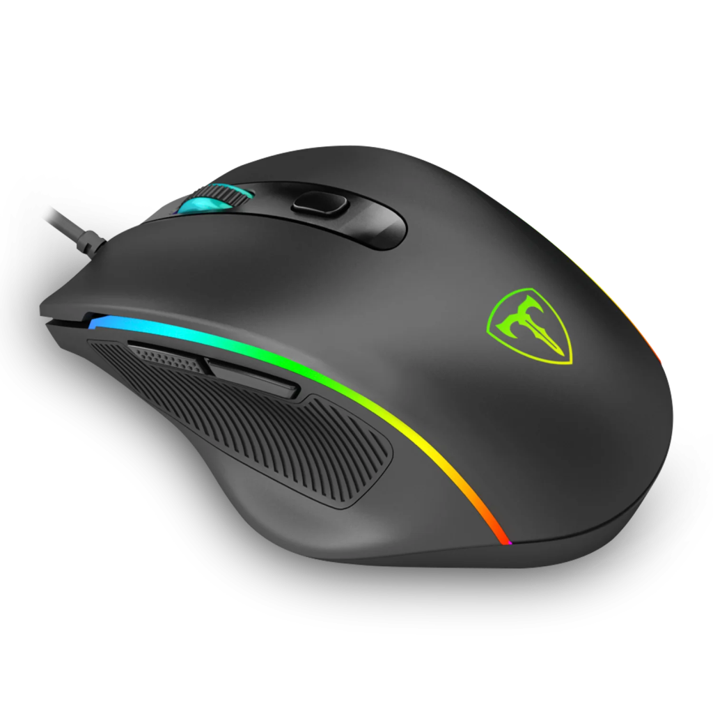 T-DAGGER T-TGM108, Recruit 2, RGB Backlight, 6 Buton, USB Kablolu, 3200DPI, Gaming Mouse