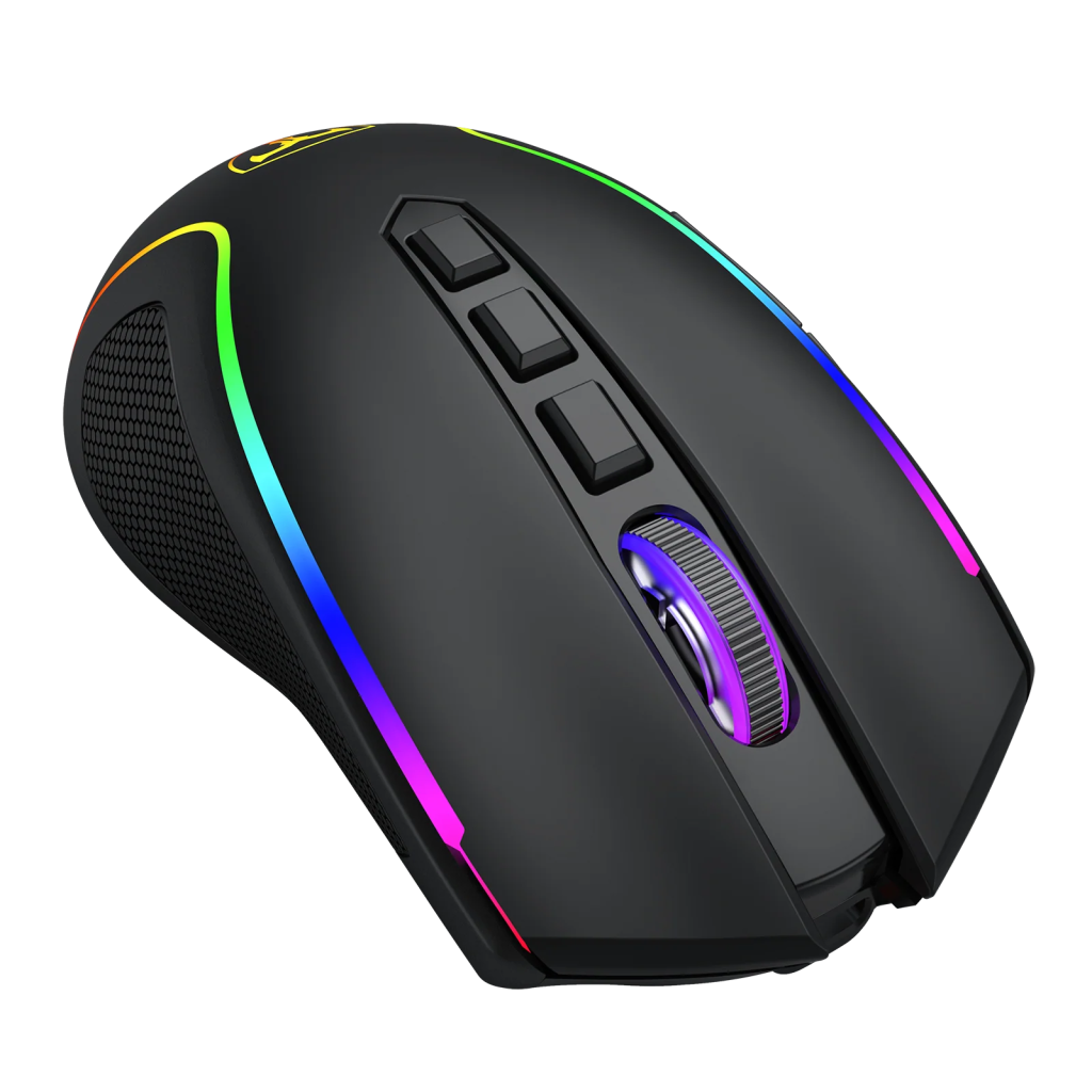 T-DAGGER T-TGM209-WL, Darkangel Wireless, Programlanabilir RGB Backlight, 8 Buton, USB Kablolu, WiFi 2.4Ghz, Bluetooth, 12.80DPI, Gaming Mouse