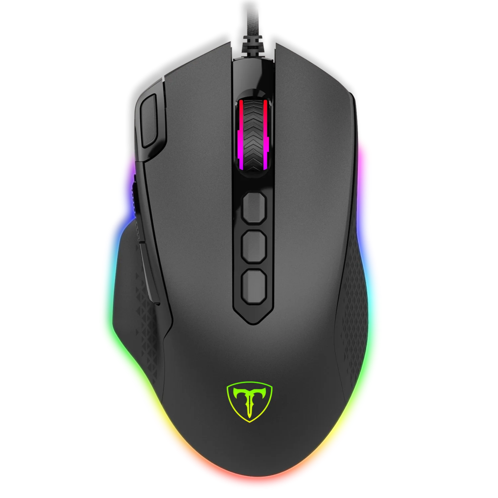 T-DAGGER T-TGM305-A, Bettle Air, RGB Backlight, 10 Programlanabilir Buton, USB Kablolu, 8.00DPI, Gaming Mouse