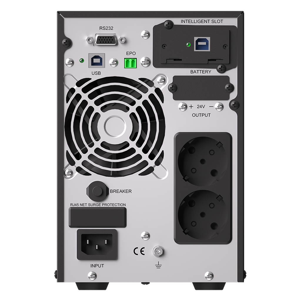 TESCOM NeoLine 1000, 1 KVA Online 1F/1F UPS,  (900040100) (2x9A Akü)